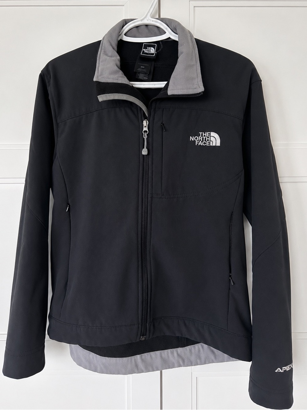 The North Face Black Jacket with Gray Collar